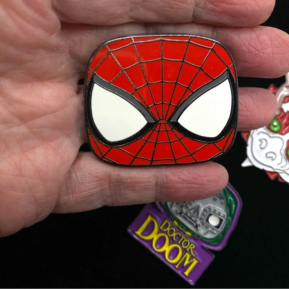 MARVEL Spiderman Doctor Doom  Shang-Chi Lot of 3 Enamel Pins